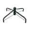 6ft. Pre-Lit Black Tinsel Artificial Tree, Clear Lights